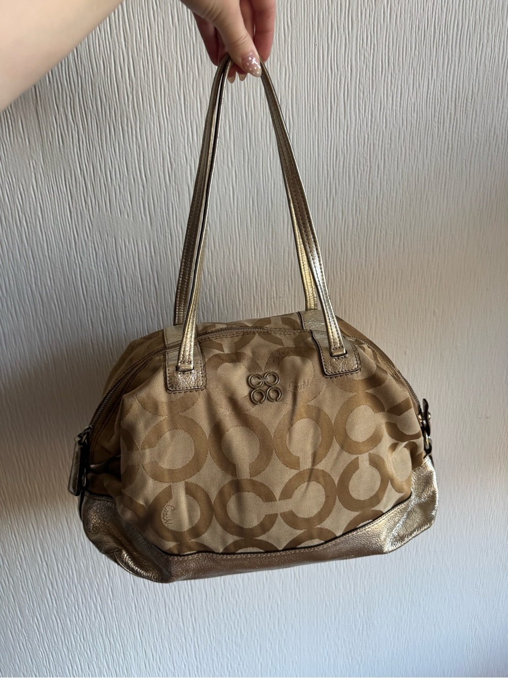 Coach Julia Signature OP Art Satchel